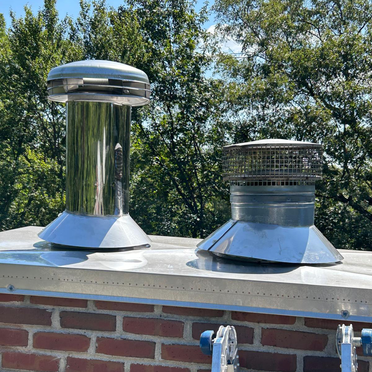Preventing water damage with a new chimney cap in Bridgewater, NJ