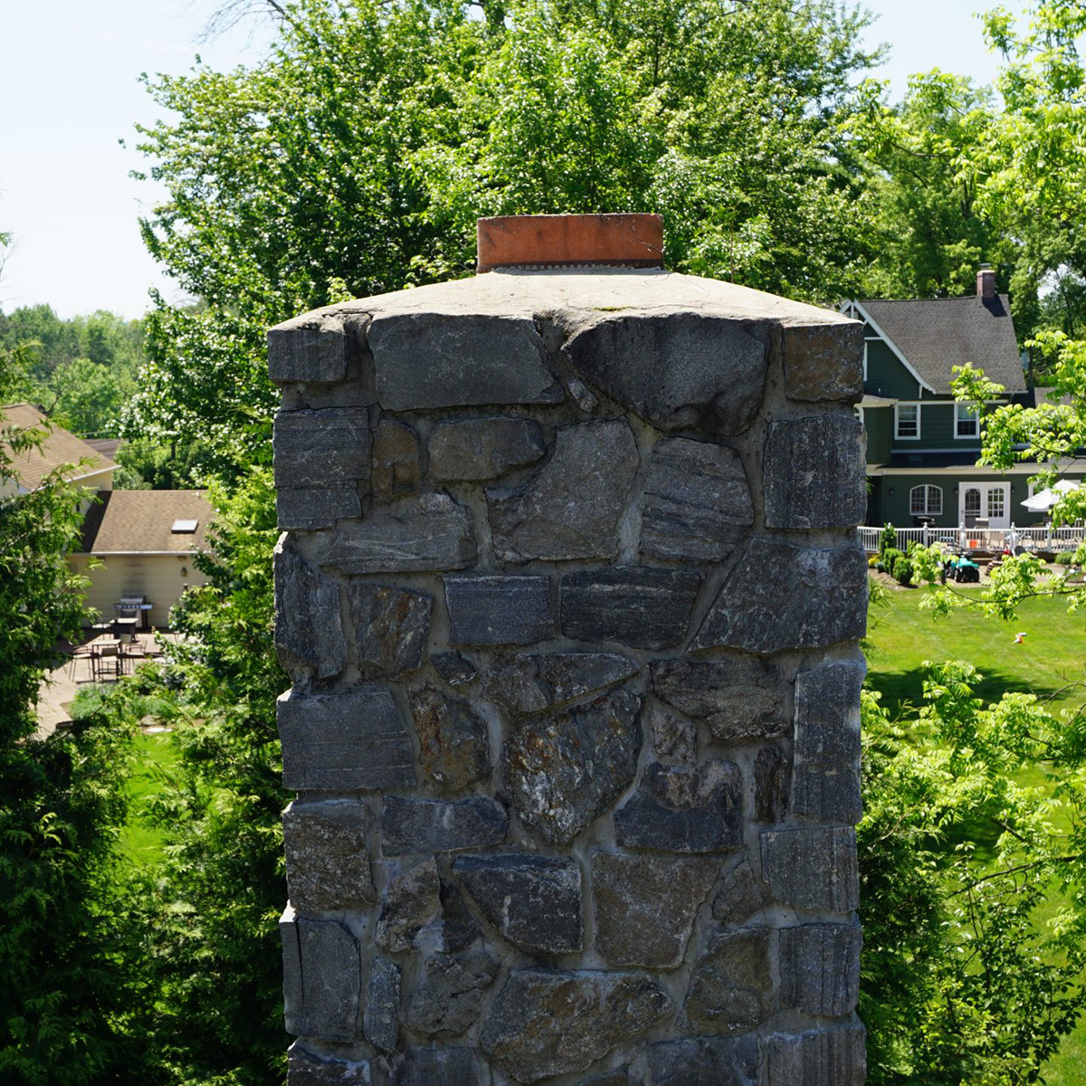 Waterproofing chimneys in Summit & Montclair, NJ