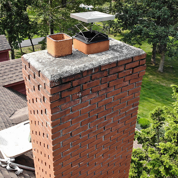 We install chimney top mount dampers in Madison, NJ